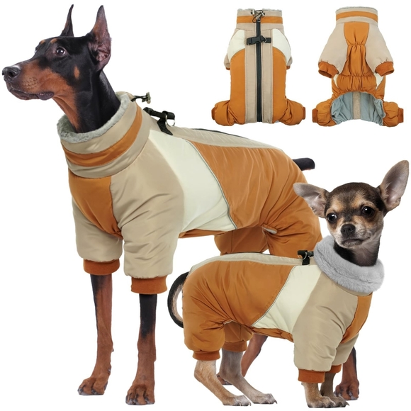 Other - Dog Coat Small Dogs with Built in Harness, Reflective Jacket with Zipper, Small